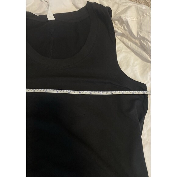NWOT Lululemon All Yours Pima Cotton, Black Tank Midi Dress. Athleisure Size 8 - Picture 7 of 7